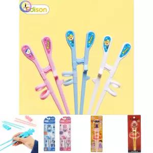 에디슨 뽀로로 젓가락 2단계 왼손용/교정/젓가락/연습/캐릭터/저학년/어린이용/아동용/유아용/연습용