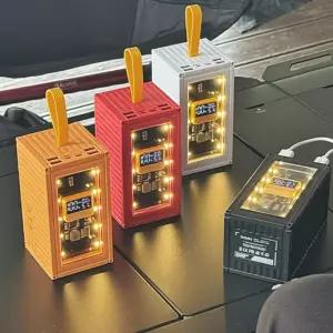 컨테이너 파워뱅크 보조배터리 50000mA 고속 차박 옐로우