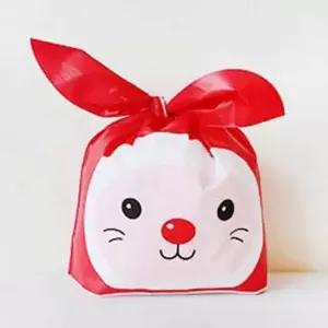 눈에 띄는 귀여운 레드 토끼 선물 포장지 랩핑지 포장지