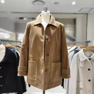 백화점 온앤온 스웨이드 페이크 가죽 자켓 NJM5WM904