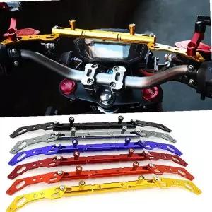 이륜차 핸들 그립바 확장 거치대 가방 걸이 튜닝 파츠 액세서리 장착 브라켓 봉