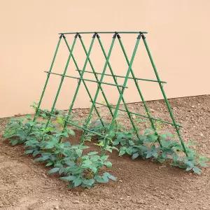 넝쿨 지지대 덩쿨 식물 지주대 화초 화분 원예  강낭콩 오이 토마토 채소 및 과일 PVC 코팅 강관