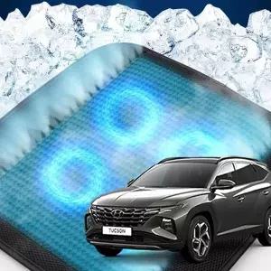 (제품 TYPE 1 - 쿨링 4팬)투싼NX4 자동차 호환 4팬 쿨링방석 메쉬