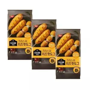 동원 퀴진 치즈 크리스피 핫도그 400g x 3개