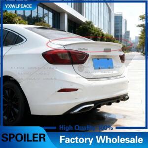 쉐보레 크루즈 2017 - ABS 플라스틱 무도색 리어 트렁크 스포일러 윙 바디 키트 액세서리