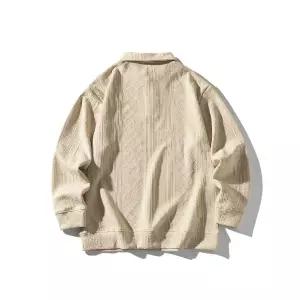 남성용 니트 캐주얼 칼라넥 봄가을 맨투맨 칼라 솔리드 트렌디 커플 원픽3