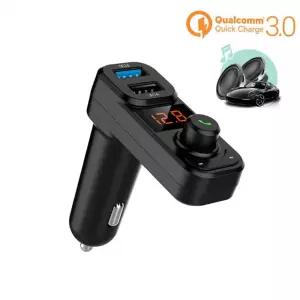 [원삼안전] 차량용 기기 무선 필수 고속충전 블루투스 내부 차량 올인원  (본품)