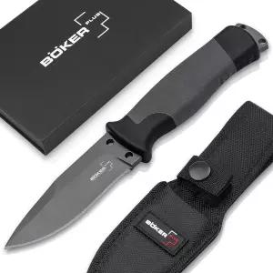 보커 플러스 아웃도어맨 고정 나이프 8인치 3-3/4인치