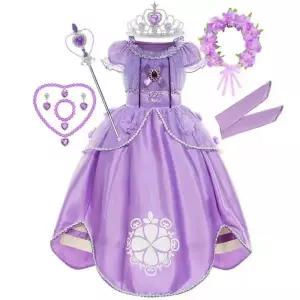 공주드레스 의상 프릴 세트 파티 드레스 생일 슬리브