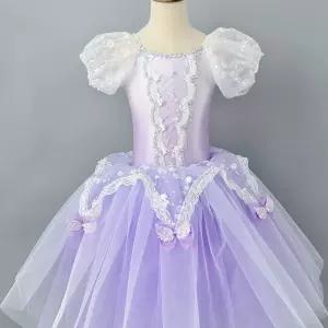공주드레스 왕국 프린세스 고급 자수 디자인 프릴 울 파티 공연 원피스