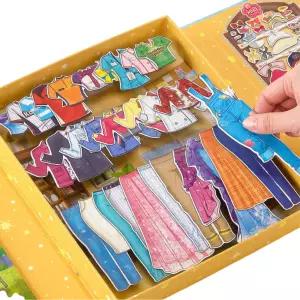 여아선물용 감성발달 마그네틱 옷입히기 6세장난감 집콕 소꿉놀이 IQ