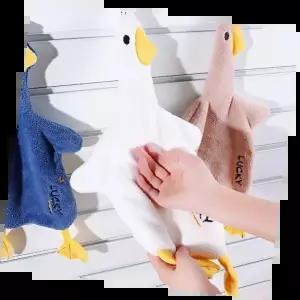 귀여운오리타올 아기 욕실 수건 핸드타올 귀여운 디자인 부드러운 소재 여행용 소형 타올