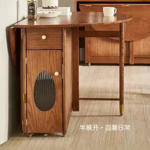 북유럽풍 확장형 접이식 테이블 4인용 식탁 이동식