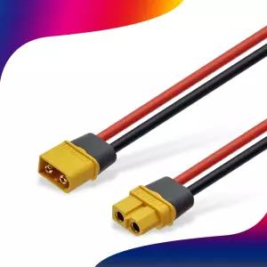 랜스타 LS-XT60H 전기자전거 전동킥보드 드론 RC카 보조배터리 XT60H 12AWG 연장 케이블 50cm