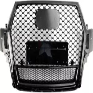 20162019 아우디 Q7용 탑텡 글로스 블랙 프론트 범퍼 그릴 라디에이터 통풍구 메쉬 장착RSQ7은 장착되지