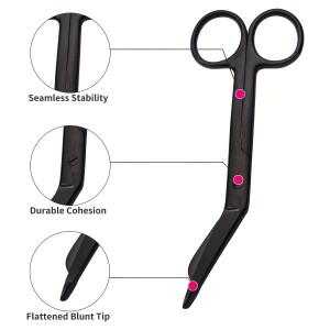 3개 멀티컬러 티타늄 코팅 봉합 제거 가위, 전문 실험실용 재봉 공예 도구에 이상적