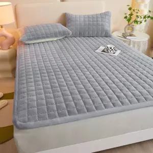 두꺼운 침대패드 기숙사 고시원 극세사 벨벳