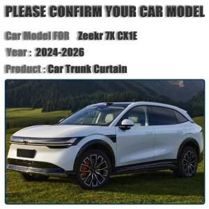 지크르 7X CX1E 2024 자동차 액세서리 트렁크 칸막이 화물 커버 짐칸 프라이버시 쉐이드