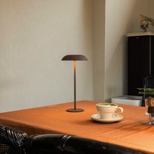 Cmoonfall Led 북유럽 디자인 무선 충전식 터치 버섯 테이블 램프 연구 럭셔리 홈 장식 책상 야간 조명