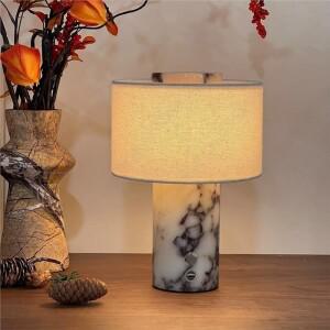 충전식 테이블 램프 홀더 천연 대리석 모던 디자인 거실 침실 신상 고급 장식용-[97 드롭쉬핑]