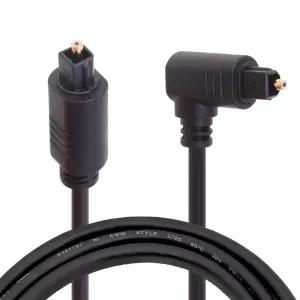 PIIHUSW 광섬유 케이블 90도 직각 디지털 오디오 토슬링크 AV 수신기 사운드 바 스마트 TV Xbox PS4