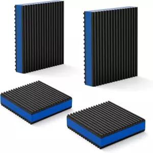 MEANLIN 4Pcs 고무 방진 패드 4478 헤비 듀티 EVA 에어컨 센터가 있는 방음 리브 매트 HVAC 트레드밀 워셔