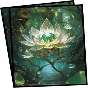 MTG 카드 슬리브 100팩로터스 매트 아트 6691mm