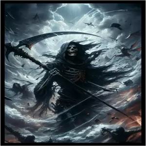 카토뮬라 100 PCS MTG 카드 슬리브 내부 아트 매트 표준 사이즈 장착 저승사자