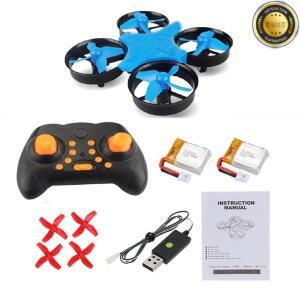 미니 DIY RC 드론 2.4G 4CH 6축 자이로 쿼드콥터(추가 배터리 포함) Eachine E010 H36(RTF)과 호환 가능