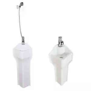 프리미엄 카라반 캠핑카 모서리 욕실 코너 세면대 이동