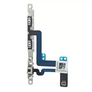 Johncase 새로운 OEM 볼륨 버튼 스위치 음소거 제어 커넥터 플렉스 케이블브래킷 사전 설치 수리 교체 부품