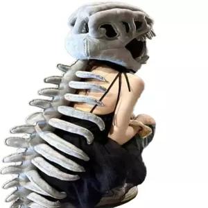 코스프레 할로윈 공룡뼈 음향 의상 모자 공연 봉제소품