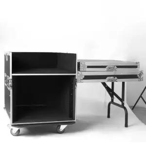 10U 랙케이스 음향장비 믹서 콘솔 보관함 서랍 캐비닛 스튜디오 이동식