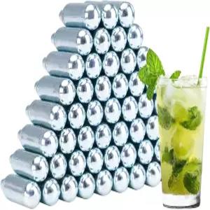 아스폴리아 CO2 카트리지 탄산수 제조기용 8g 실린더 소다 충전기 셀처 워터 휴대용 50pcs