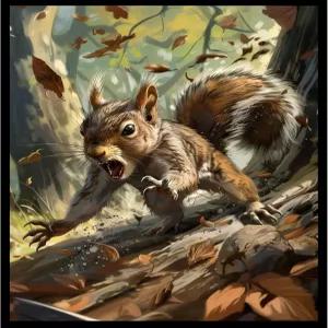 렐름 가드 100ct 매트 TCGMTG 카드 아트 슬리브 스퀴럴