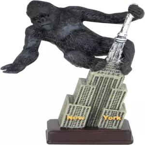 뉴욕시 기념품 엠파이어 빌딩 복제 동상과 킹콩 피규어