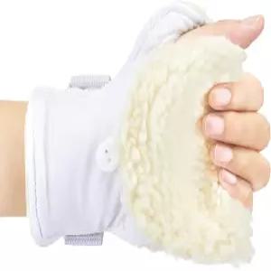 양손용 허시시한 손바닥 보호대 2개 탄력 밴드 핸드드 팜 가드 편안한 패드 노인 돌봄을 위한 셰르파