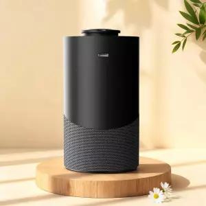 가정용 워터리스 에센셜 오일 디퓨저(알루미늄 합금 및 패브릭) - 3 타이머 미스트 레벨의 무선 자동차