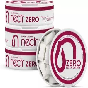 넥트르 에너지 제로 파우치 - 카페인 없음 설탕 칼로리 구강 고정 및 스트레스 해소를 위한 미니 20팩 4팩