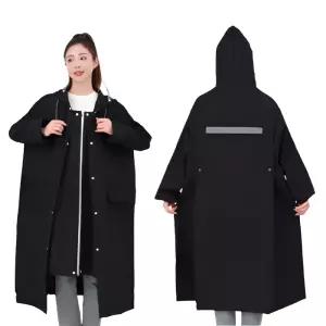 다용도 레인코트 와이드핏 후면 야광 책가방 자전거 우비 우의 비옷 yw17