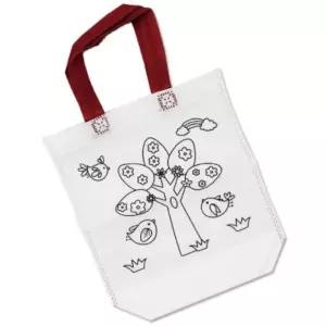 부직포가방 소형 에코백 만들기교구 5개 DIY키트 돌봄교실 교과연계 꾸미기놀이 공작