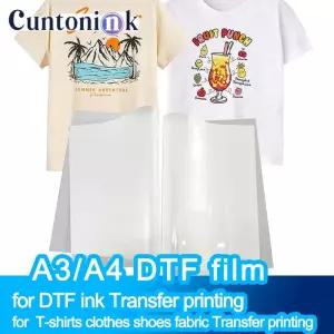 트레싱지 트레이싱지 A3 A4 50100DTF 필름 Epson L1800 DX5 프린트 헤드 DTF 프린터 열전사지에 껍질