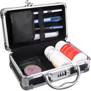 아데호이 의약품 보관함 코드가 포함된 작은 자물쇠 상자 - 용 휴대용 결합 3자리 비밀번호