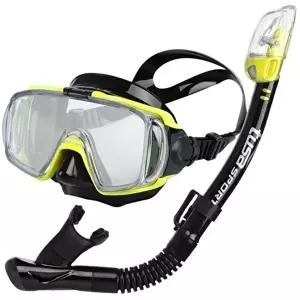 [셀러허브 스포츠레저]투사 레져용 마스크 스노클세트 J350628 휴가용품 운동