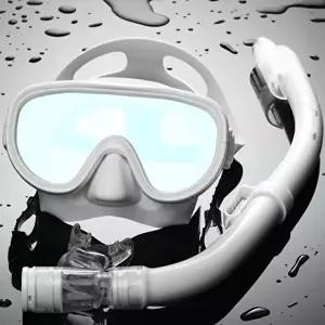 [셀러허브 스포츠레저]투사 레저용 마스크 스노클세트 J345069 운동 취미생활