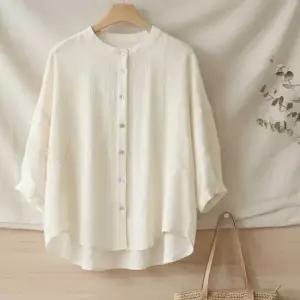 [다잇템] 여성 클래식 캐쥬얼 밴드넥 블라우스