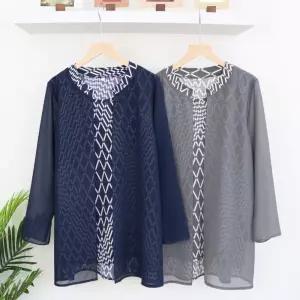 [그랜스타일] 할머니옷 봄 체크가디건 티셔츠 70대80대90대 어르신 칠순팔순 엄마 생신선물 일상복A