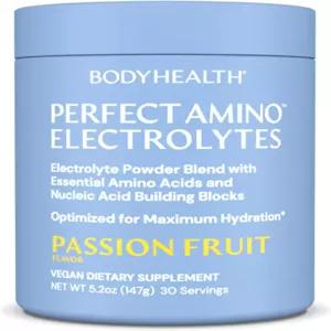 바디헬스 퍼펙트 아미노 전해질 분말 무설탕 수분 공복 케토 제로 설탕 음료와 미량 미네랄 혼합 - 패션