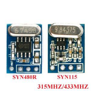 SYN115 SYN480R 리시버 무선 모듈 ASK OOK 315MHZ 보드 송신기 433MHZ