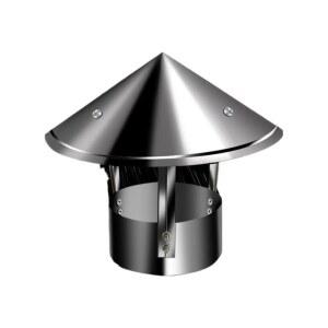 연통 역풍방지 방수 삿갓 스텐 화목난로 굴뚝 튜브 굴뚝뚜껑 80mm 뚜껑 200mm